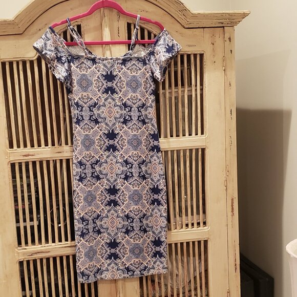 Derek Heart Body Hugging  Pullover Knit Dress - Picture 3 of 7